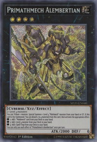 Primathmech Alembertian - Mystic Fighters (MYFI) #MYFI-EN040 - Secret Rare YuGiOh Trading Card
