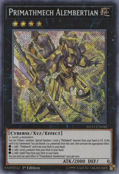 Primathmech Alembertian - Mystic Fighters YuGiOh trading card