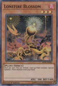 Lonefire Blossom - Mystic Fighters (MYFI) #MYFI-EN042 - Super Rare YuGiOh Trading Card