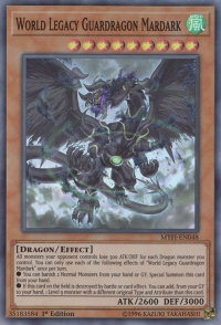 World Legacy Guardragon Mardark - Mystic Fighters (MYFI) #MYFI-EN048 - Super Rare YuGiOh Trading Card