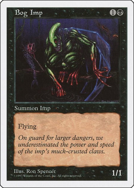 Bog Imp - Fifth Edition Magic: The Gathering trading card