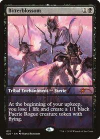 Bitterblossom - Secret Lair Drop Series (SLD) #12 - Mythic Magic: The Gathering Trading Card