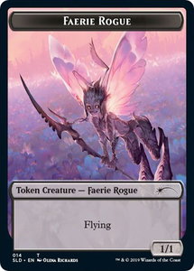 Faerie Rogue Token (014) - Secret Lair Drop Series (SLD) #14 - Token Magic: The Gathering Trading Card