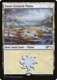 Snow-Covered Plains (1) - Secret Lair Drop Series (SLD) #1 - Rare Magic: The Gathering Trading Card