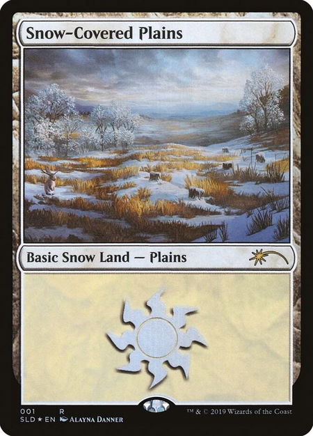 Snow-Covered Plains (1) trading card from Secret Lair Drop Series Snow-Covered Plains (1) - Secret Lair Drop Series Magic: The Gathering trading card