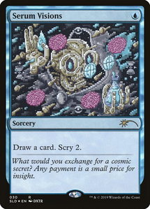 Serum Visions (030) - Secret Lair Drop Series (SLD) #30 - Rare Magic: The Gathering Trading Card