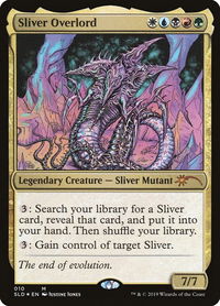 Sliver Overlord - Secret Lair Drop Series (SLD) #10 - Mythic Magic: The Gathering Trading Card