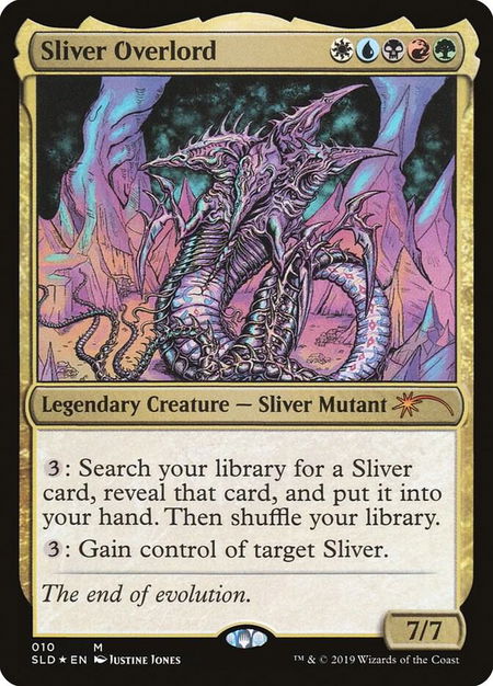 Sliver Overlord trading card from Secret Lair Drop Series Sliver Overlord - Secret Lair Drop Series Magic: The Gathering trading card