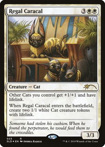 Regal Caracal - Secret Lair Drop Series (SLD) #23 - Rare Magic: The Gathering Trading Card