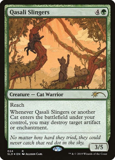 Qasali Slingers trading card from Secret Lair Drop Series Qasali Slingers - Secret Lair Drop Series Magic: The Gathering trading card