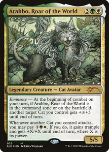 Arahbo, Roar of the World - Secret Lair Drop Series (SLD) #25 - Mythic Rare Magic: The Gathering Trading Card
