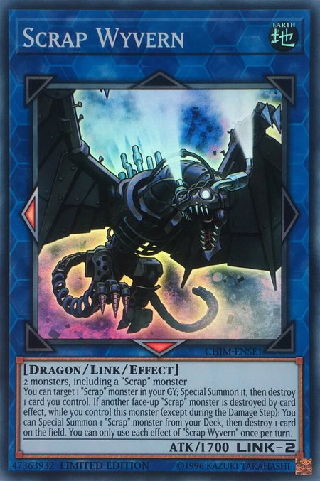Scrap Wyvern - Chaos Impact YuGiOh trading card