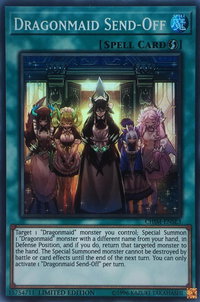 Dragonmaid Send-Off - Chaos Impact (CHIM) #CHIM-ENSE3 - Super Rare YuGiOh Trading Card