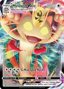 Meowth VMAX - SWSH005 - SWSH: Sword & Shield Promo Cards (SWSD) #SWSH005 - Promo Pokémon Trading Card