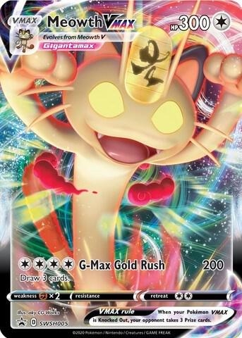 Meowth VMAX - SWSH005 - SWSH: Sword & Shield Promo Cards Pokémon trading card
