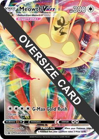 Meowth VMAX - SWSH005 - Jumbo Cards (PR) #SWSH005 - Promo Pokémon Trading Card