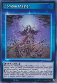 Zombie Master (Skill Card) - Speed Duel: Trials of the Kingdom (SBTK) #SBTK-ENS01 - Super Rare YuGiOh Trading Card