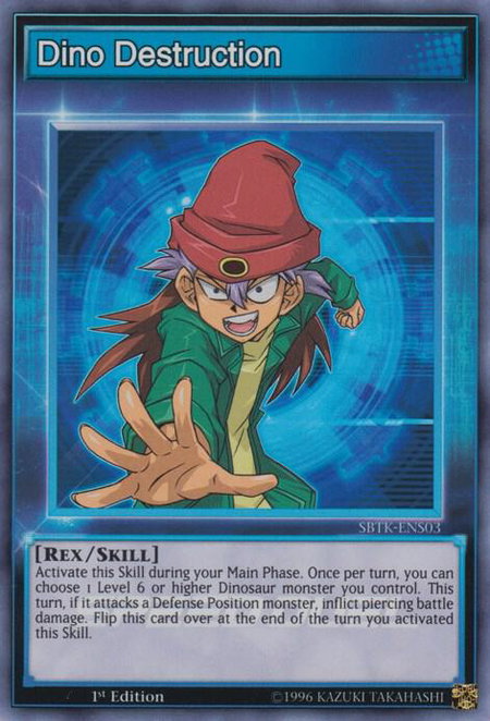 Dino Destruction - Speed Duel: Trials of the Kingdom YuGiOh trading card