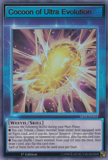Cocoon of Ultra Evolution (Skill Card) - Speed Duel: Trials of the Kingdom YuGiOh trading card