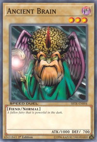 Ancient Brain - Speed Duel: Trials of the Kingdom (SBTK) #SBTK-EN004 - Common / Short Print YuGiOh Trading Card