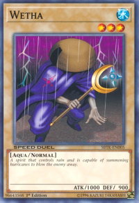 Wetha - Speed Duel: Trials of the Kingdom (SBTK) #SBTK-EN005 - Common / Short Print YuGiOh Trading Card