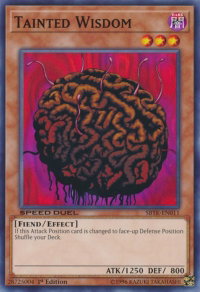 Tainted Wisdom - Speed Duel: Trials of the Kingdom (SBTK) #SBTK-EN011 - Common / Short Print YuGiOh Trading Card