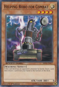 Helping Robo for Combat - Speed Duel: Trials of the Kingdom (SBTK) #SBTK-EN017 - Common / Short Print YuGiOh Trading Card