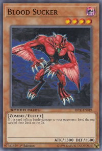 Blood Sucker - Speed Duel: Trials of the Kingdom (SBTK) #SBTK-EN019 - Common / Short Print YuGiOh Trading Card