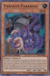 Parasite Paranoid - Speed Duel: Trials of the Kingdom (SBTK) #SBTK-EN028 - Ultra Rare YuGiOh Trading Card