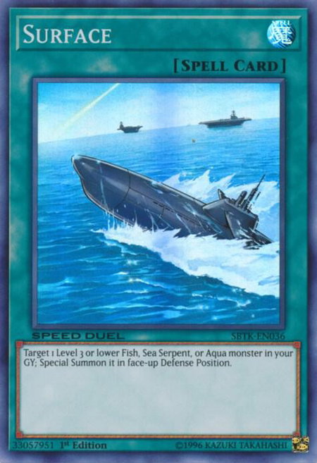 Surface - Speed Duel: Trials of the Kingdom YuGiOh trading card