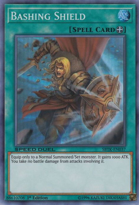 Bashing Shield - Speed Duel: Trials of the Kingdom YuGiOh trading card