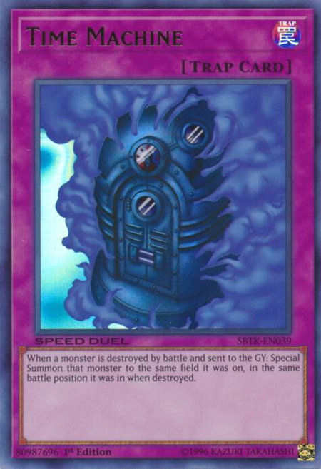 Time Machine - Speed Duel: Trials of the Kingdom YuGiOh trading card