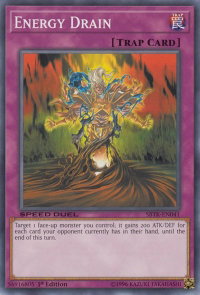 Energy Drain - Speed Duel: Trials of the Kingdom (SBTK) #SBTK-EN041 - Common / Short Print YuGiOh Trading Card
