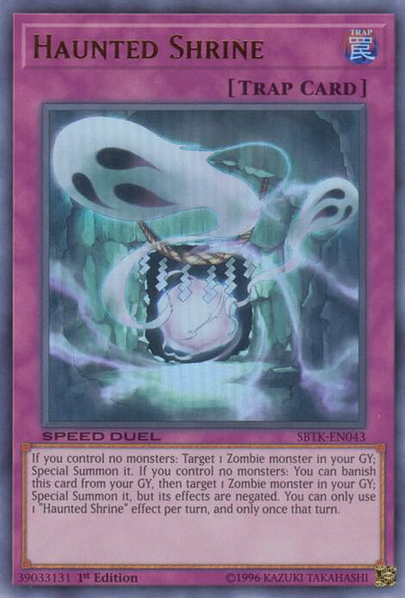 Haunted Shrine - Speed Duel: Trials of the Kingdom YuGiOh trading card