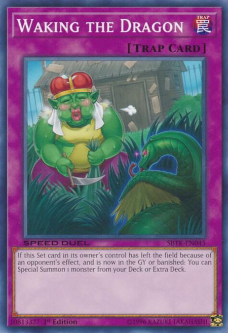 Waking the Dragon - Speed Duel: Trials of the Kingdom YuGiOh trading card