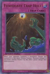 Floodgate Trap Hole - Speed Duel: Trials of the Kingdom (SBTK) #SBTK-EN046 - Ultra Rare YuGiOh Trading Card