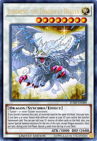 Judgment, the Dragon of Heaven - Shonen Jump Magazine Promos (SJMP) #JUMP-EN089 - Ultra Rare YuGiOh Trading Card