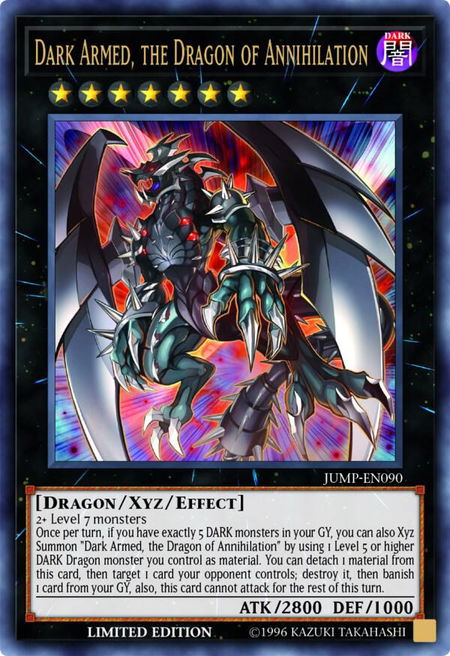 Dark Armed, the Dragon of Annihilation - Shonen Jump Magazine Promos YuGiOh trading card