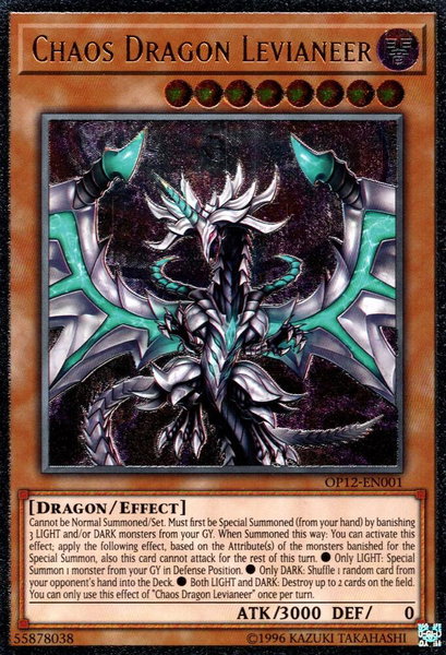 Chaos Dragon Levianeer (UTR) trading card from OTS Tournament Pack 12 Chaos Dragon Levianeer (UTR) - OTS Tournament Pack 12 YuGiOh trading card