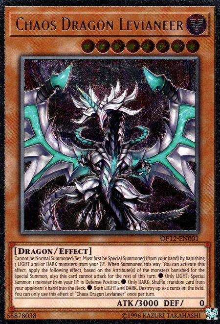 Chaos Dragon Levianeer (UTR) trading card from OTS Tournament Pack 12 Chaos Dragon Levianeer (UTR) - OTS Tournament Pack 12 YuGiOh trading card