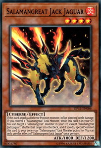 Salamangreat Jack Jaguar - OTS Tournament Pack 12 (OP12) #OP12-EN006 - Super Rare YuGiOh Trading Card