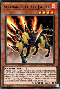 Salamangreat Jack Jaguar - OTS Tournament Pack 12 (OP12) #OP12-EN006 - Super Rare YuGiOh Trading Card