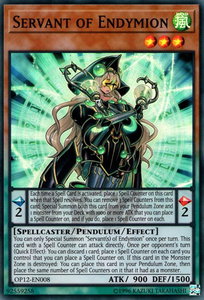 Servant of Endymion - OTS Tournament Pack 12 (OP12) #OP12-EN008 - Super Rare YuGiOh Trading Card