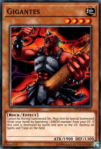 Gigantes - OTS Tournament Pack 12 (OP12) #OP12-EN013 - Common / Short Print YuGiOh Trading Card