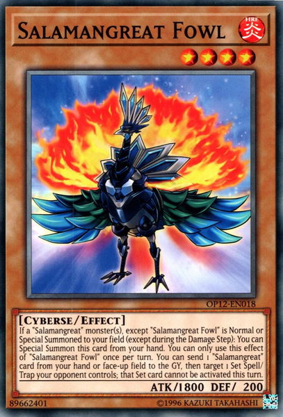 Salamangreat Fowl trading card from OTS Tournament Pack 12 Salamangreat Fowl - OTS Tournament Pack 12 YuGiOh trading card