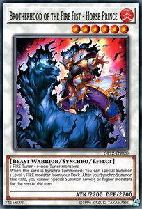 Brotherhood of the Fire Fist - Horse Prince - OTS Tournament Pack 12 (OP12) #OP12-EN020 - Common / Short Print YuGiOh Trading Card