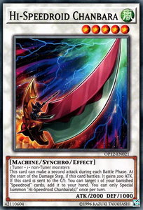 Hi-Speedroid Chanbara - OTS Tournament Pack 12 (OP12) #OP12-EN021 - Common / Short Print YuGiOh Trading Card