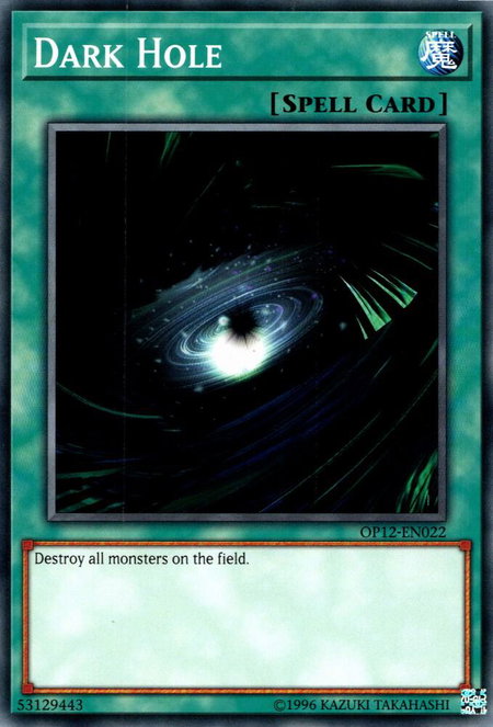 Dark Hole trading card from OTS Tournament Pack 12 Dark Hole - OTS Tournament Pack 12 YuGiOh trading card