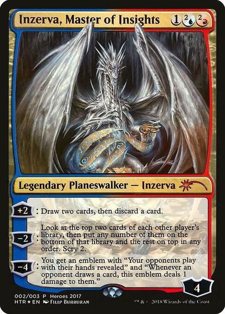 Inzerva, Master of Insights - Unique and Miscellaneous Promos Magic: The Gathering trading card