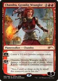 Chandra, Gremlin Wrangler - Unique and Miscellaneous Promos (UMP) #1 - Promo Magic: The Gathering Trading Card